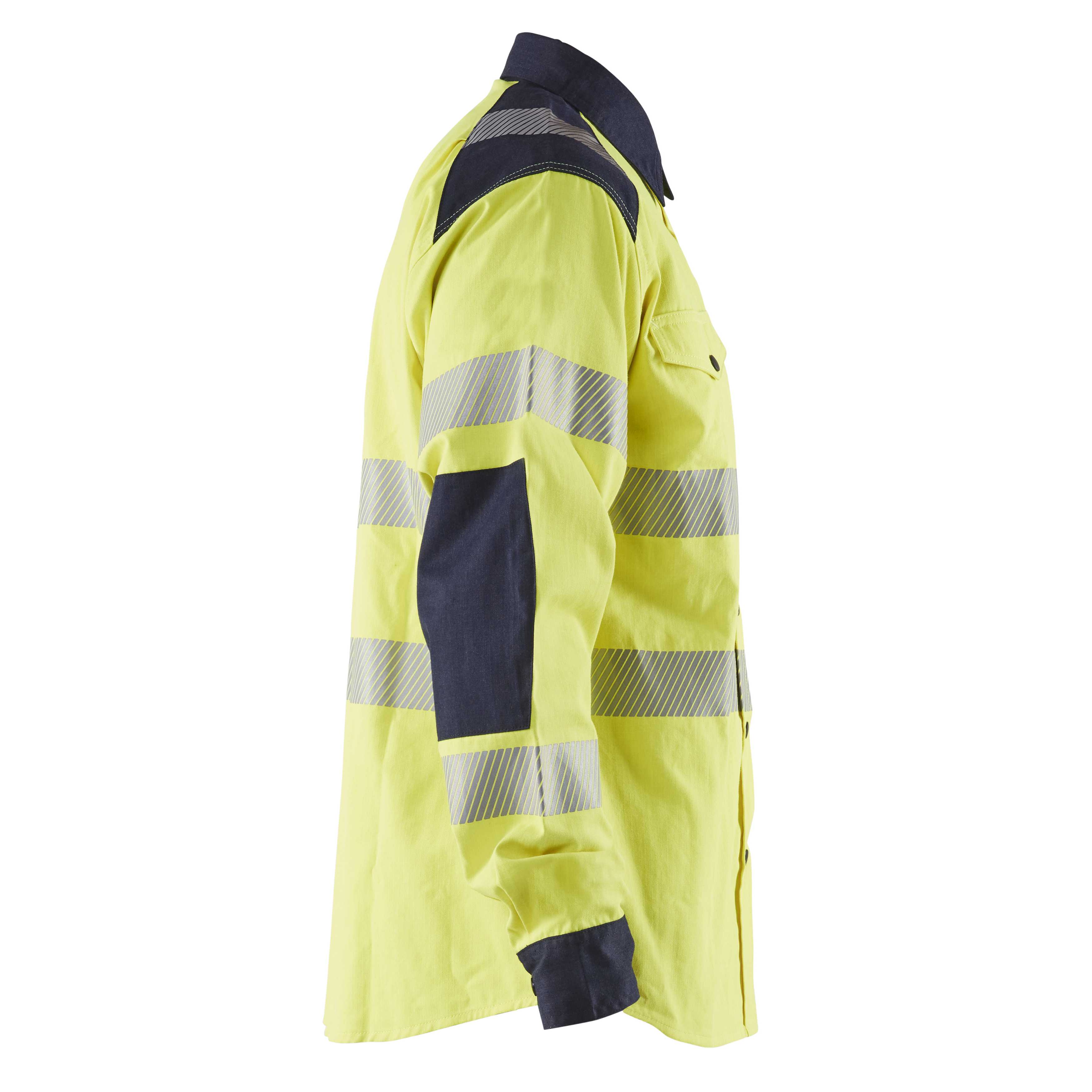 BLAKLADER 32391517 Multinorm shirt Hi Vis Reflective Long Sleeve Work Shirt MEN - Flame Retardant